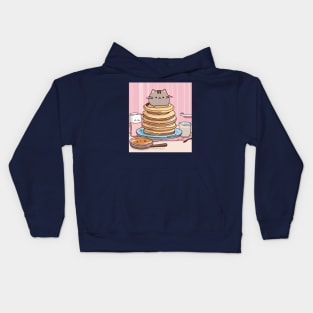 A cute but naughty pu- sheen Kids Hoodie